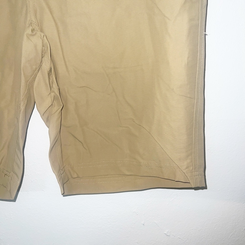 REI men’s burlap UPF 50 the adventure quick drying khaki tan shorts - Picture 3 of 14